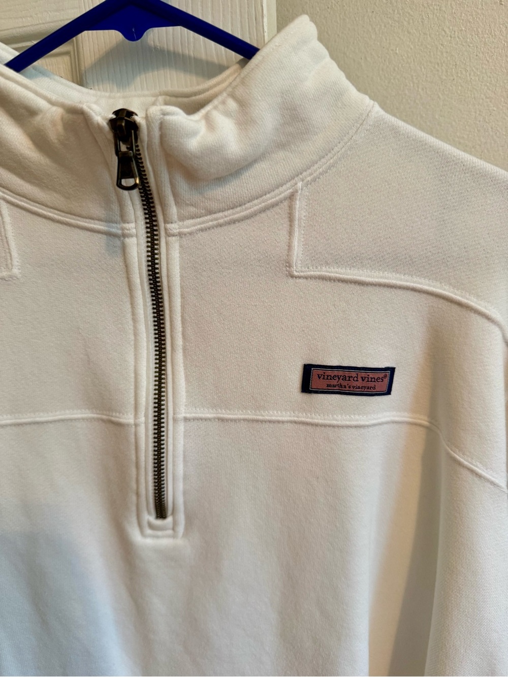 Women’s Vineyard VinesWhite Half-Zip - Picture 2 of 7